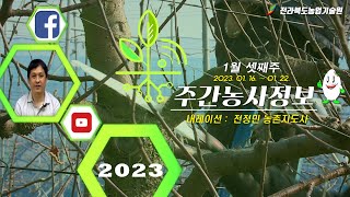 ✨[ 주간농사정보 ] 1월 3째주 (2023. 01. 16. ~ 01. 22.)