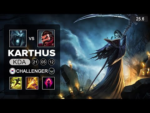 Karthus vs Graves Jungle - KR Challenger - Patch 25.6 Season 15