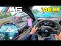 BMW M5 F90 EVOLVE STAGE 2 Meets AMG E63 S On The AUTOBAHN