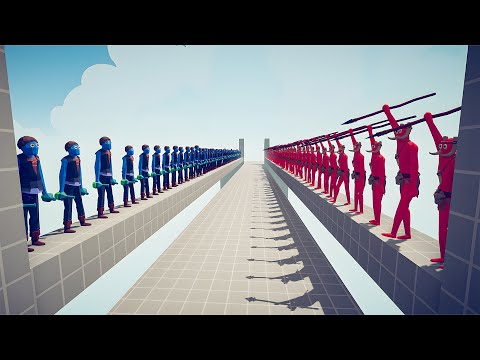 50x Spear Thrower Vs 50x Every Units - Totally Accurate Battle Simulator | TABS