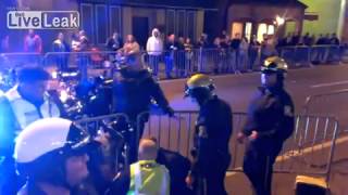 POLICE MAN HAS A FIST FIGHT WITH A DRUNK PUNK MUST SEE