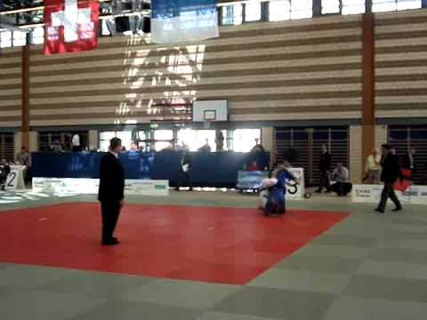 Judo Swiss Open 2008 - Pedro Guedes BRA X FRA.MPG
