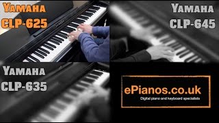 Yamaha CLP625 vs CLP635 vs CLP645 sound test comparison – What piano should ...