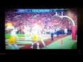 Touchdown turns LSU fan into a T-Rex 