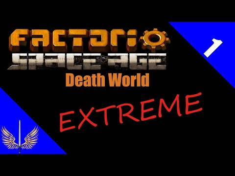 Factorio Deathworld Extreme - Space Age Live - Day 1