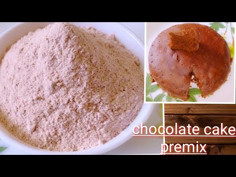 Chocolate cake premix at home/Homemade cake premix/ How to make chocolate cake premix