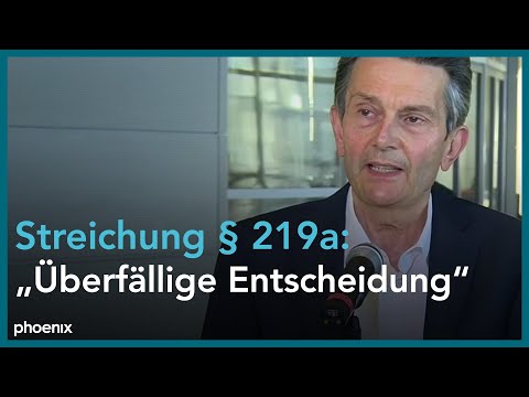 Ampel-Fraktionsspitzen zur Abschaffung des Paragraphen 219a am 24.06.22