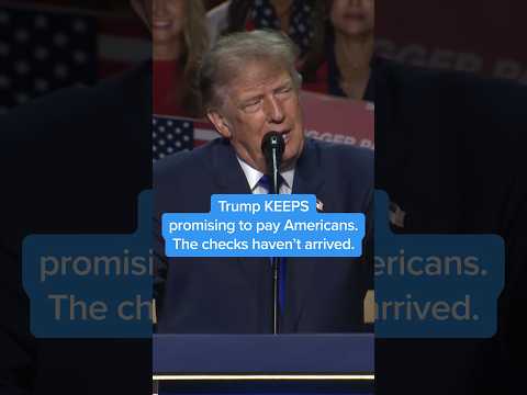 Trump KEEPS promising to pay Americans. The checks haven't arrived.
