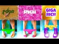 Broke vs Rich vs Giga Rich SWAPPED PLACES | Adopted by millionaire | Crazy opposites by TeenVee