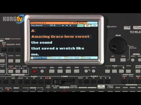 KORG TV / Pa900 Video Anleitung - Teil 4 - Song Play