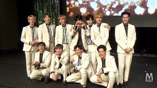 【韓流Mpost】Apeaceニューシングル「BANG! BURN! LOVE」記者会見＠YAMANO HALL 20171118