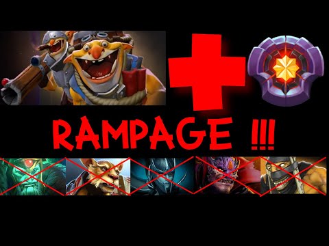 OMG!!! Techies RAMPAGE saves the day  VS  Wraith King + Aghs [Dota 2 7.26a]