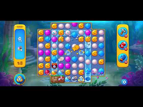 Fishdom level 11059 no boosters フィッシュダム ノーマル