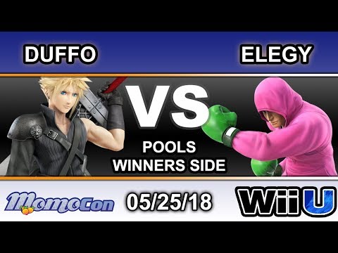 Momocon 2018 - Duffo (Littlemac) Vs. Elegy (Cloud) Pools - Smash 4
