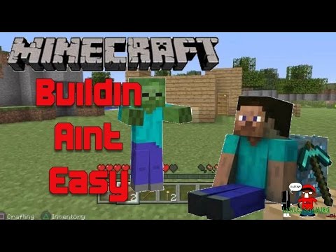 Minecraft: Lawless Try's Minecraft "Buildin Aint Easy" pt1