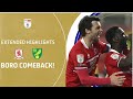 BORO COMEBACK! | Middlesbrough v Norwich City extended highlights