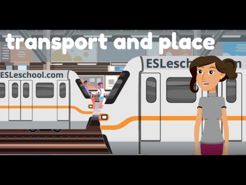 Learn Transport and Places Vocabulary | Starters English Practice for Kids
