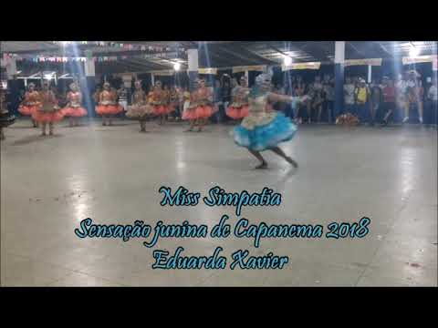Miss Simpatia sensação junina de capanema 2018
