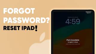 How to Reset Your iPad If You Forgot Your Passcode!