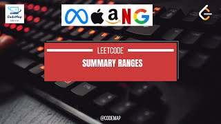 YouTube video 'Summary Ranges | Leetcode 228 | Strings | Day-12'