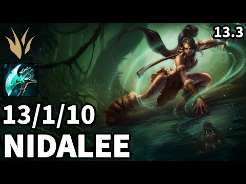 Nidalee Jungle vs Jarvan IV - KR Master  | Patch 13.3