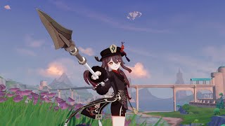 単騎かつ星1武器でも湖辺のヴィヴィアンに勝ててしまう胡桃【原神】