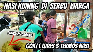 Download lagu DELICIOUS YELLOW RICE 3 THERMOS SOLD OUT BY RESIDENTS | STREET FOOD INDONESIA mp3