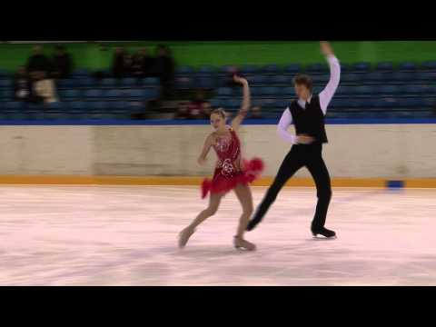 13 V. KAVALIOVA / Y. BIELIAIEV (BLR) - ISU JGP Tallinn Cup 2013 Junior Ice Dance Short Dance