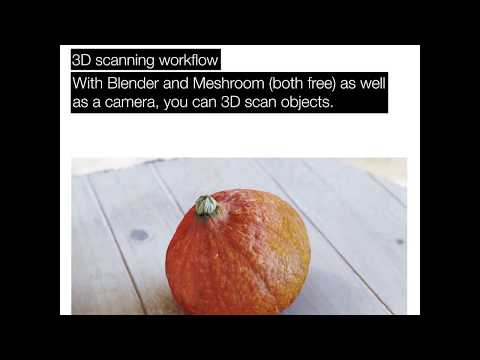 Daily Blender Tip #34 - Super Easy Free 3D Scanning Photogrammetry Workflow With Meshroom
