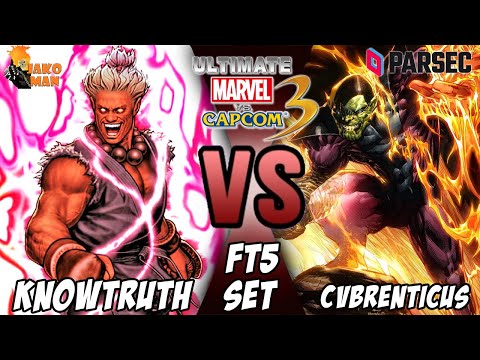 UMVC3 Parsec FT5 Set - KnowTruth VS CVBrenticus (UMVC3 Mods Palette Swap)