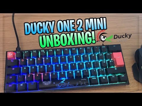 Ducky One 2 Mini 60% Mechanical Keyboard Unboxing and Review!