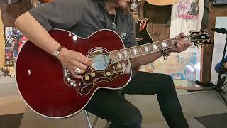 Video thumbnail for 【Sold Out】Gibson SJ-200 Standard Wine Red #234621004 by G'CLUB TOKYO