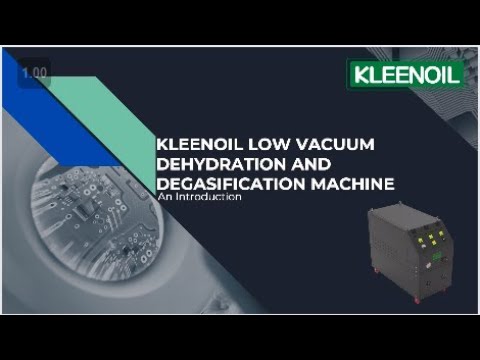 Kleenoil Low Vaccum Dehydration Machine