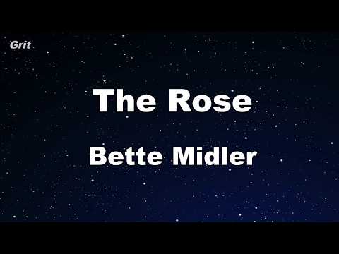 The Rose - Bette Midler Karaoke 【No Guide Melody】 Instrumental