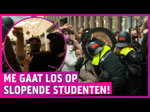 'Vreedzame' UvA-extremisten slopen eigen universiteit!