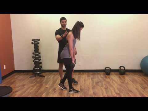 How To: Staggered-Stance Dumbbell Romanian Deadlift