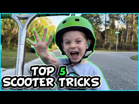 Top 5 Easy Scooter Tricks *So Easy A 5 Year Old Can Do It!*
