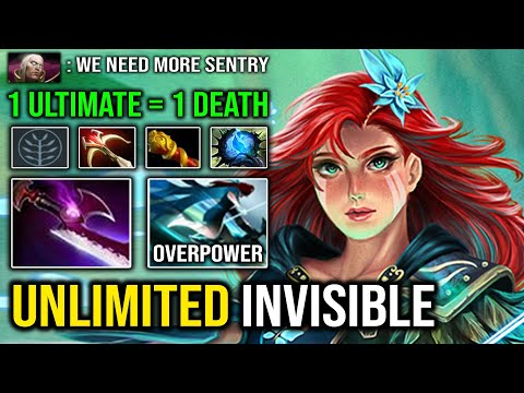 WTF Silver Edge Windranger | Unlimited Invisible 7.30e OP Meta Crazy Level 30 vs Pro Invoker Dota 2