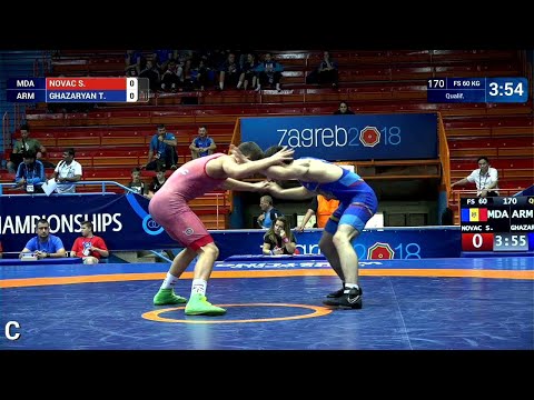 Qual. FS - 60 kg: S. NOVAC (MDA) v. T. GHAZARYAN (ARM)