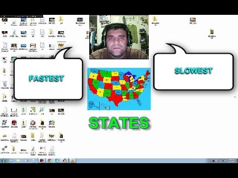 Speed limits in the United States Fastest to Slowest