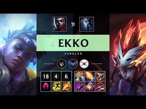 Ekko Jungle vs Kindred - KR Diamond Patch 25.18