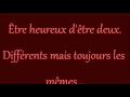Retomber amoureux paroles 