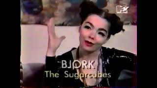 The Sugarcubes : Gold - Magga &amp; Björk (Interview clip MTV 1992)