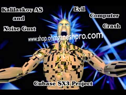 Kalilaskov AS & Noise Gust - Evil Computer Crash (Cubase SX3) Project
