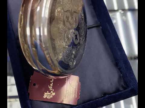 Фляга дамская из серебра, фл013