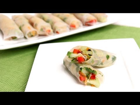 Homemade Summer Rolls Recipe - Laura Vitale - Laura in the Kitchen Episode 774