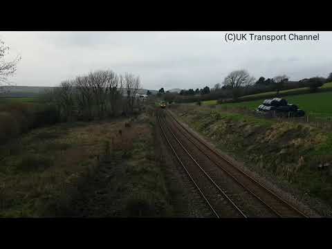 |0Z58| **LEGEND** Colas Rail 56113 passing Langhan Levels with a 8tone horn 07-02-19 (4K & HD)