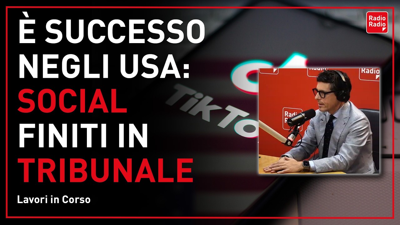 DIPENDENZA DAI SOCIAL: UNA SENTENZA CONDANNA I COLOSSI DEL WEB ▷ L'avv. Massimiliano Dona in diretta