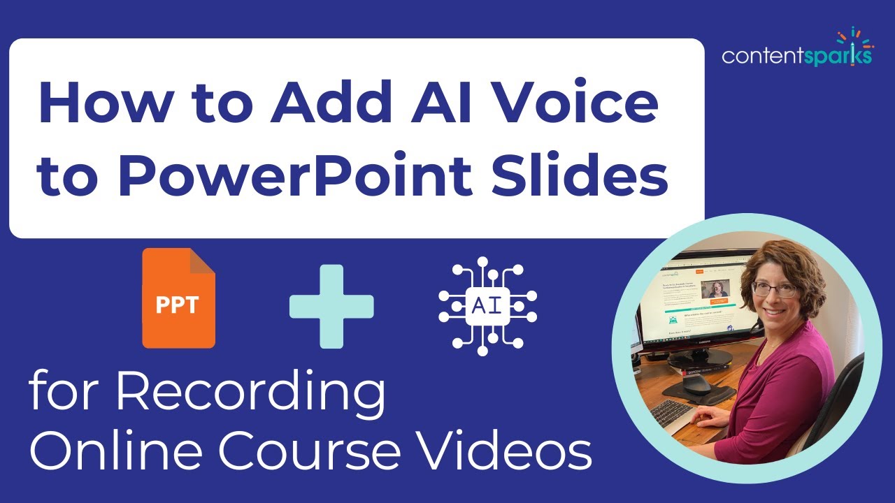 How to Add AI Voice in PowerPoint - for Online Course Videos