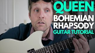 Bohemian Rhapsody by Queen Guitar Tutorial - Guitar Lessons with Stuart!
